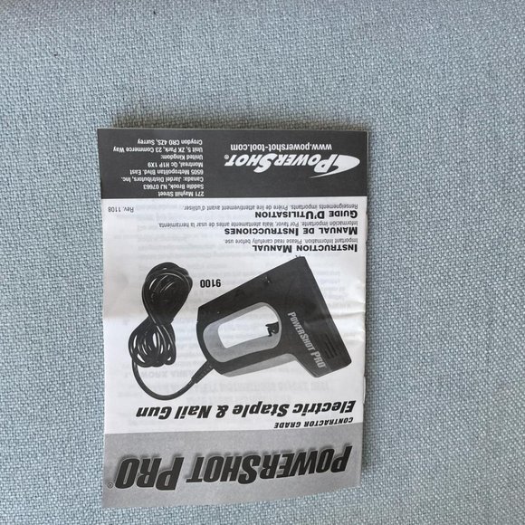 Arrow 9100K PowerShot Pro Electric Staple and Nail Gun - Picture 5 of 6